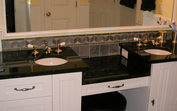 granite bathroom countertops