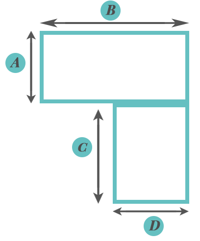 Countertop Square Footage Calculator with inches of spaces