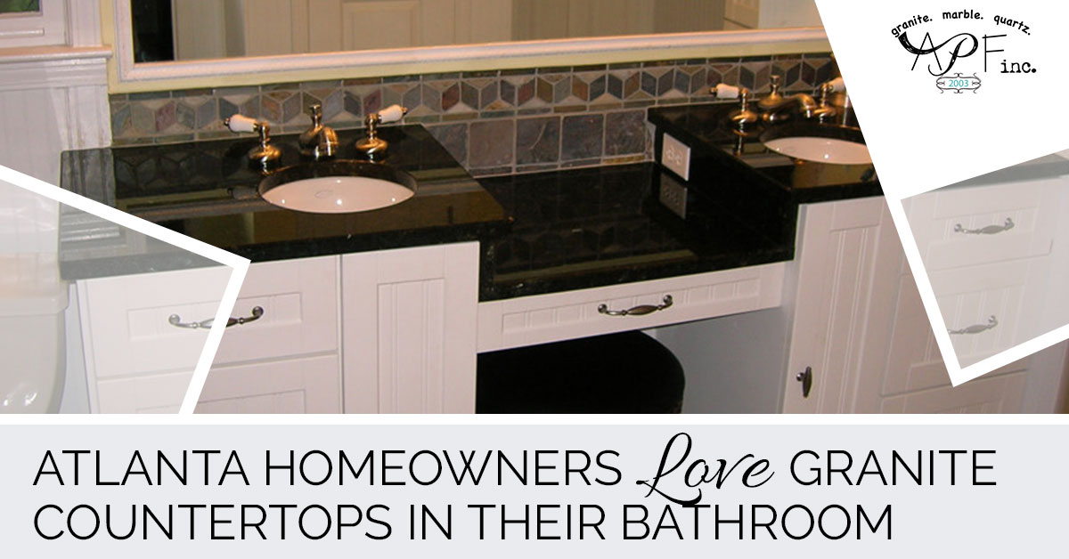 You are currently viewing Atlanta Homeowners Love Granite Countertops in Their Bathroom
