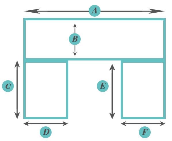 Countertop Square Footage Calculator with inches of spaces